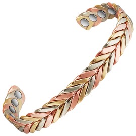 MagVIVACE Copper Bracelet for Women for Arthritis and Joints, Pure Copper Magnetic Therapy Bracelet, 3500 Gauss Magnet
