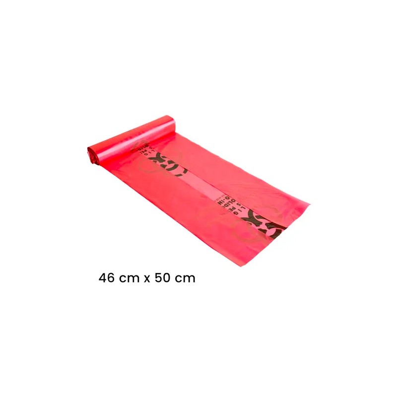 Bolsa Rpbi Para Residuos Biológicos 46cm X 50cm Paq 10