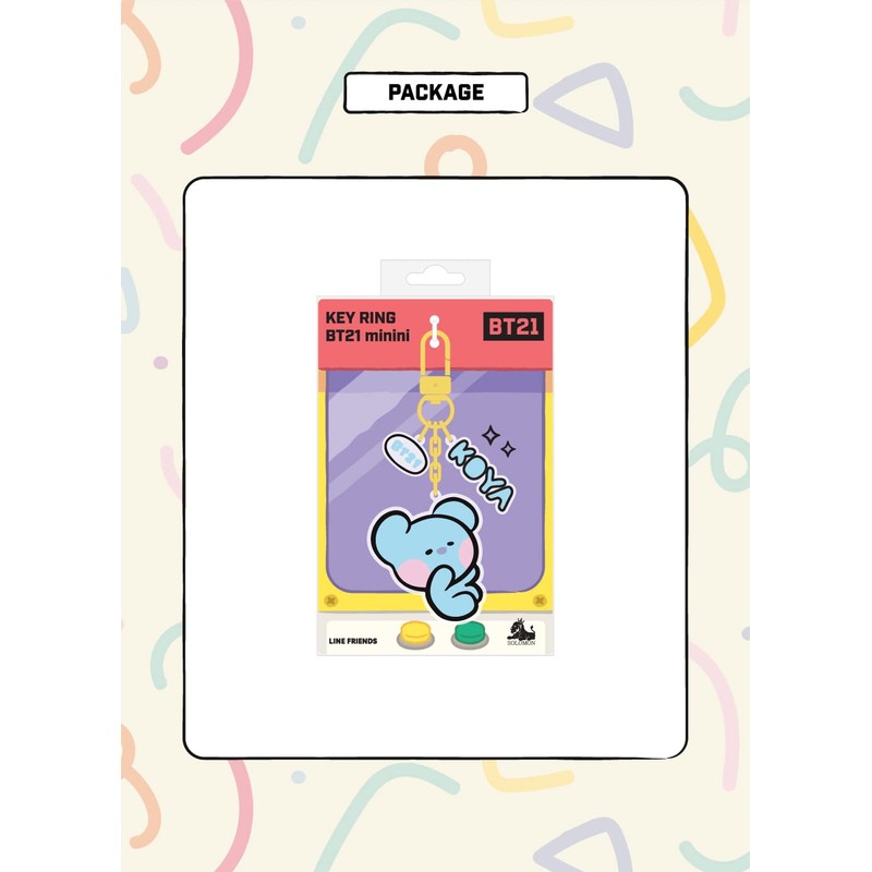 Solomon Shoji BT21 Minini Acrylic Key Ring (SHOOKY) ACRYLIC KEYRING