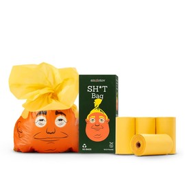 Smolotov, Unscented Leakproof Dog Waste Bags, Set of 4 (60 Count), Stable Genius