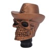 Skull Head Gear Shift Knob with 3 Adapters Cool Looking