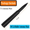4 Inch Short Aluminum Antenna for Ford Mustang (1994-2009)