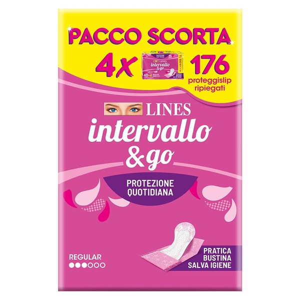 Lines Interval & GO Folded, In Stock Package, 176 Count