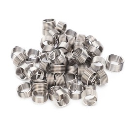 Helicoil M10X1.25 50Pcs Thread Inserts Male Female Reducing Nut Repair Tool Stainless Steel Fastener M10X1.25 Thread Inserts (2D)