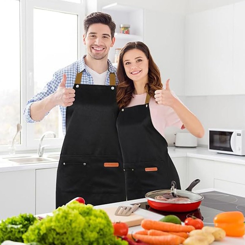 DFsucces Apron, Mareck, Salon, Cooking Apron, Restaurants, Kitchen, Commercial Use,