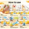 YFIXQNSU Portable Blender for Smoothies and Shakes - Mini Blender