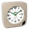 Atlanta Quartz Alarm Clock without Ticking Light Snooze Alarm Indicator