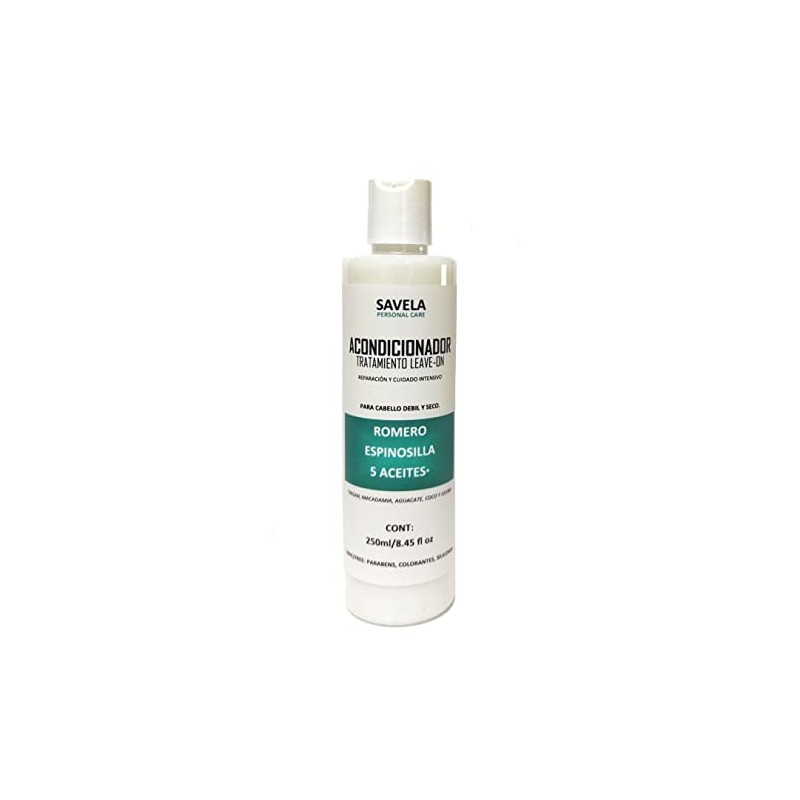 SHAMPOO Y ACONDICIONADOR CON ACEITE DE ROMERO, ESPINOSILLA Y 5