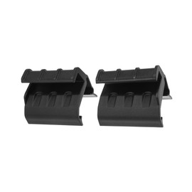 Partuto Pair Black Left Right Soft Top Rear Window Clips Retainer Brackets Tailgate Bar Holders for Jeep Wrangler JK JKU 2 Door 4 Door 2007-2018 Replacement
