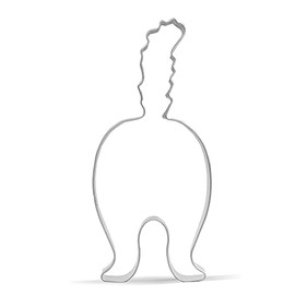 Keewah Cat Butt Cookie Cutter - 11.4 x 5 cm - Stainless Steel