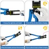 LFGUD 16T Hydraulic Battery Cable Crimper 8 AWG to 600