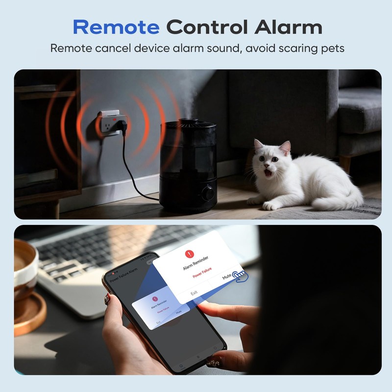 Power Failure Alarm WiFi, Newest Smart Power Outage Alarm with