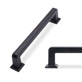 POVEFONK 10 Pack 5 inch Oil Rubbed Bronze Kitchen Cabinet Handles Cabinet Pulls Gold Drawer Pulls Kitchen Cabinet Hardware Handles Dresser Handles