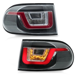 VLAND LED Tail Lights For 2007-2015 Toyota FJ Cruiser Clear Lens Rear Lamps Set