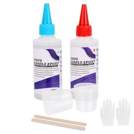 Provspro Knife Handle Epoxy, Ideal for Knife Handle Applications, 6.7 Ounce Adhesive Set, High Impact Clear Resin Kit, A & B 2 Part Epoxy Glue, Rigid and Flexible Resin