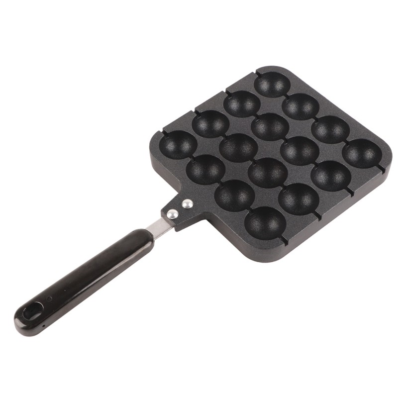 16 Holes Takoyaki Grill Pan Octopus Ball Plate Home Cooking