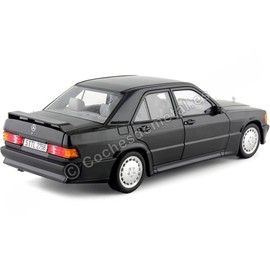Norev Mercedes 190 E 2.3-16 W201 1984 Black Metallic Model Car 1:18