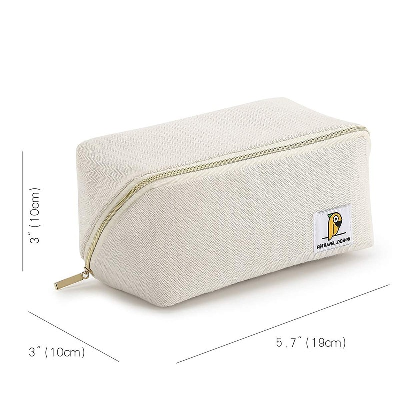 JTOP Women's Makeup Pouch, Travel Pouch, Large, Multi-functional Waterproof Makeup