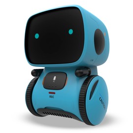 KaeKid Robot Toy for Kids Children, Interactive Smart Robots with Touch Sensor, Voice Control, Speech Recognition, Singing, Dancing, Walking, Recording & Repeating, Intelligent Educational Robotic Toys, Gifts for 3 4 5 6 7 8 9 Year Old Boys Girls（Blue）