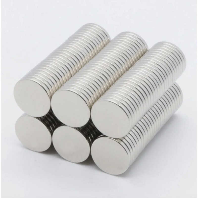 100 Imanes 10mm X 1.5mm N35