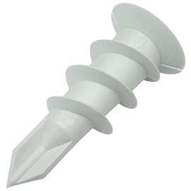 AERZETIX - C57869 - Set of 50 Dowels Self-Drilling 8 x 34 mm for Plasterboard - for Screws M3.5/4.0mm - Fixing System in Drywall Renovation - Plastic