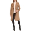 Kenneth Cole Women's Solid Blend Trench Coat, Wool Camel, Large