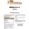 벌크서플리먼트 2:1:1 BCAA 필수 아미노산 100캡슐 Bulk Supplement 2:1:1 BCAA