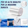 HuakChai Kit Riparazione Piscina, Nastro Impermeabile Subacqueo, Set di Toppe