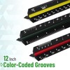 Mr. Pen- Architectural Scale, 12 inch, Black, Scale Ruler Contractor,