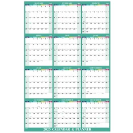 2025 Yearly Wall Calendar - Yearly Wall Calendar 2025 from Jan.2025 to Dec.2025, 34.8" x 22.8", One Page for Organizing - Colorful Lump