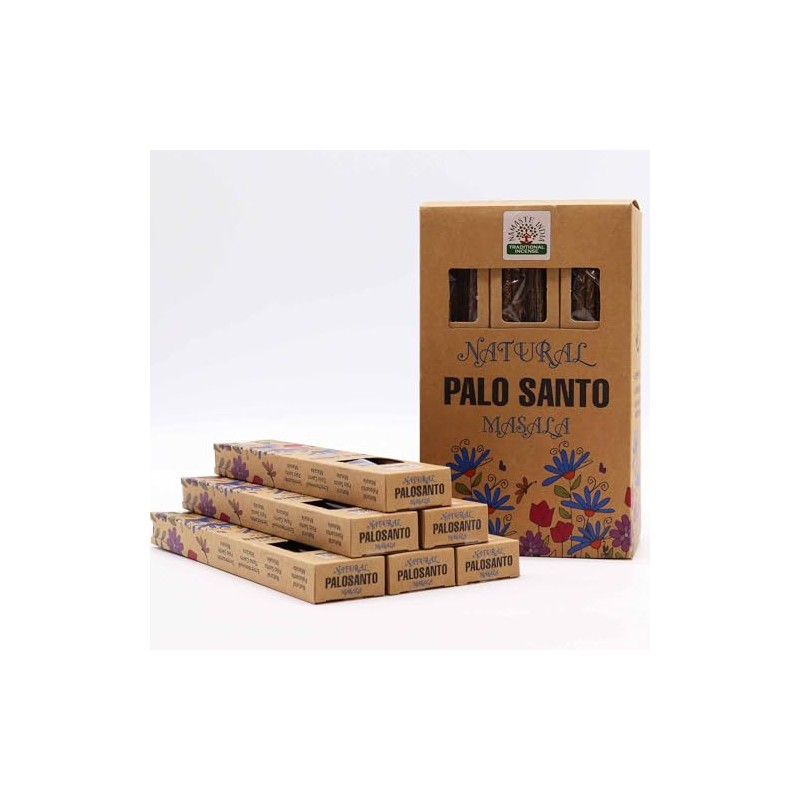 Premium Hand Made Botanical Masala Incense Sticks, Palo Santo, Gift