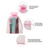 Jexila Jexila 100PCS Pink Organza Bags 5X7 Inch Mesh Bag