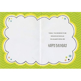 Designer Greetings Cuddly Wishes Golden Retreiver in Hat Birthday Card from The Dog