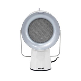 AirHood Wired Range Hood | Portable Kitchen Exhaust Fan with 2 Activated Charcoal Air Filter & Stainless-steel Oil Filter | Easy to Clean - Ideal for Indoor Cooktop Use (Ivory White)