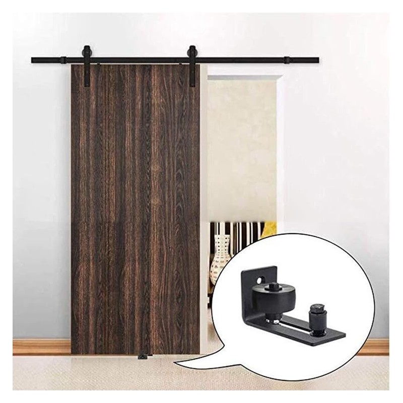 Sliding Barn Door Floor Guide, 8 Setup Options, Adjustable Stay
