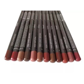 Sangpumsangseoseolmyeongchamjo 12pc 울트라 파인 립 라이너 브라운 세트 12pc Ultra Fine Lip Liner Brown Set