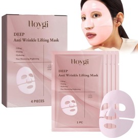 4PCS Deep C-ollagen Overnight Mask,C-ollagen Face Mask,Overnight Face Mask,Sheet Face Masks,Face Mask Skincare,Face Masks Beauty,Hydrating Face Mask,Anti Wrinkle Lifting C-ollagen Mask Overnight