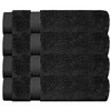 Lashuma Gästehandtücher Set 30x50 cm 4 teilig, Linz Frotteetücher fürs