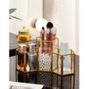 HARLIANGXY Makeup Brush Holder Glass Cosmetic Organiser Makeup Brush Storage