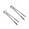 EDAR Ice Tongs, Stainless Steel, 5.7 inches (14.5 cm), Silver,