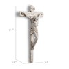 DevotedWalls 12" H Florentine Crucifix（Antique White）