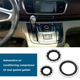 EMSea Pack of 30 Air Conditioning Compressor Shaft Seal AC Seal O Ring Accessories Compatible with Buick V5GL8 Compatible with Excelle