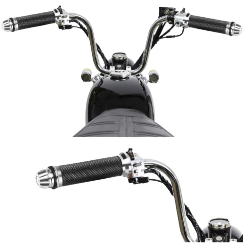 Bike Grip Left and Right Set Aluminum Bar End 0.9