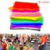 JZK 20 Multicoloured Juggling Squares Dance Juggling Scarves for Kids’
