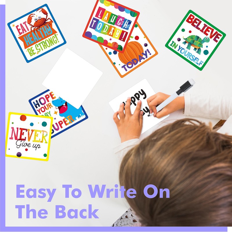 Gethelud 80 PCS Lunch Box Notes for kids, Inspirational Words