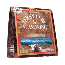 Hi Mountain Jerky Seasoning and Cure Kit | ORIGINAL BLEND | Beef Jerky Seasoning | Perfect for Beef, Venison, Elk, & Deer | Seasons up to 15 lbs. of Meat (1 Box)