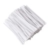 Tangyinrd 500 Pcs 5" White Paper Twist Ties Reusable Bread