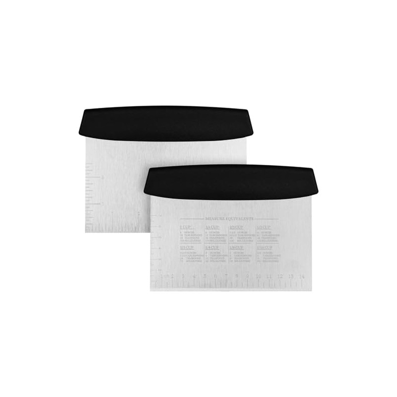 Vaincre - Cortador raspador de masa de acero inoxidable de