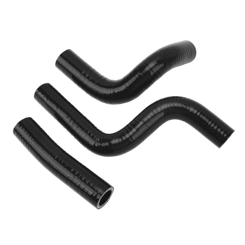 3PCS Silicone Radiator Coolant Hose Pipe Kit Stable Connection Leak