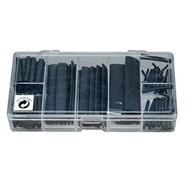 Kopp Shrinkable Tubing Assortment, black, 371105014